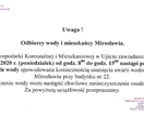 Uwaga ! Odbiorcy wody i mieszkańcy...