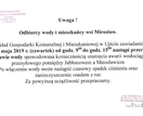 Uwaga ! Odbiorcy wody i mieszkańcy...