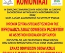 Zakaz odwiedzin pacjentów we wszystkich...