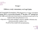 Uwaga ! Odbiorcy wody i mieszkańcy...